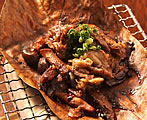 葉山牛すじ肉トロトロ朴葉焼き写真